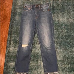 Madewell perfect vintage crop Jean 27